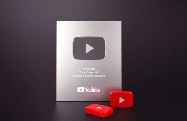 YouTube Creator Awards For Achieving A Subscriber Milestone