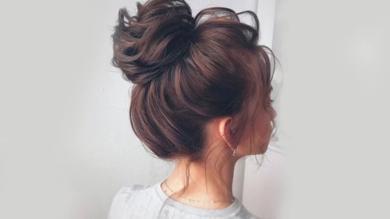 messy bun hairstyles